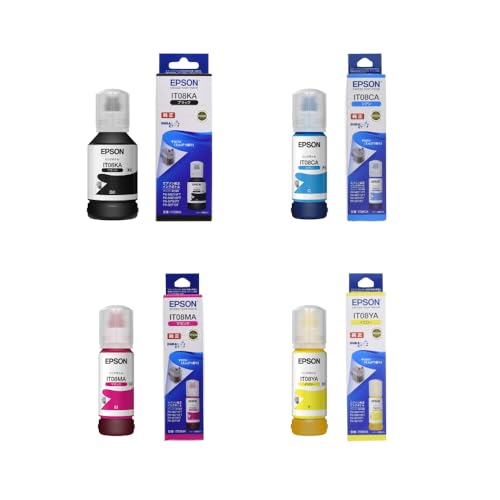 Amazon.co.jp: 純正インクボトル エプソン えんぴつ削り 4色セット