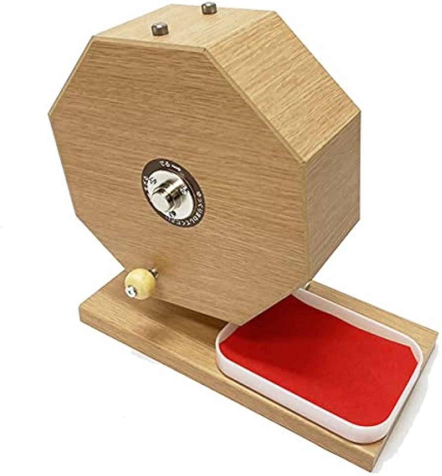 Amazon.co.jp: 500球用 木製ガラポン抽選器 国産 [玉455球付]玉が