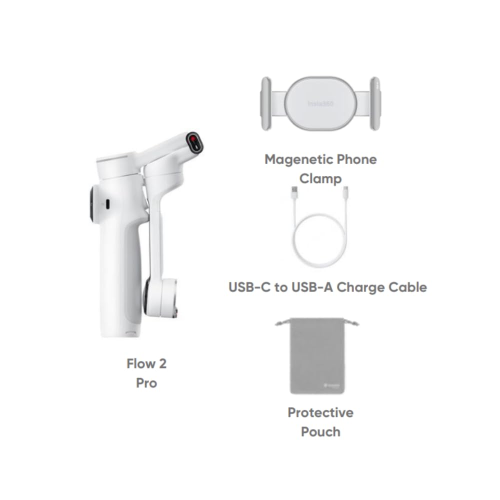 Amazon.com: Insta360 Flow 2 Pro 3-Axis AI-Powered Smartphone