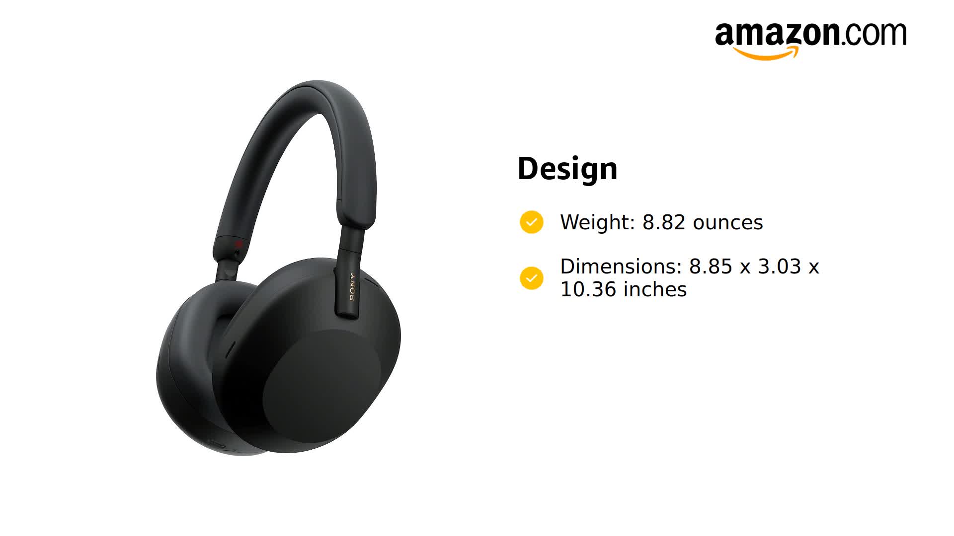 Amazon.com: Sony WH-1000XM5 Noise Canceling Wireless Headphones
