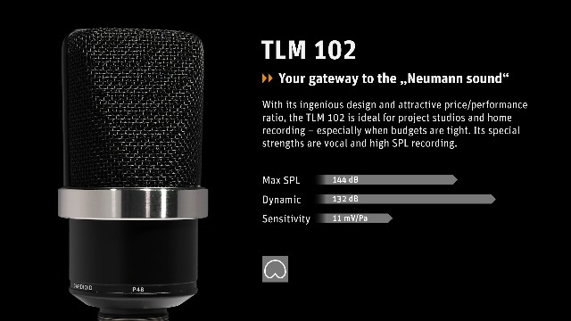 Amazon.co.jp: Neumann ノイマン TLM 102 ラージダイアフラム SG2 紙
