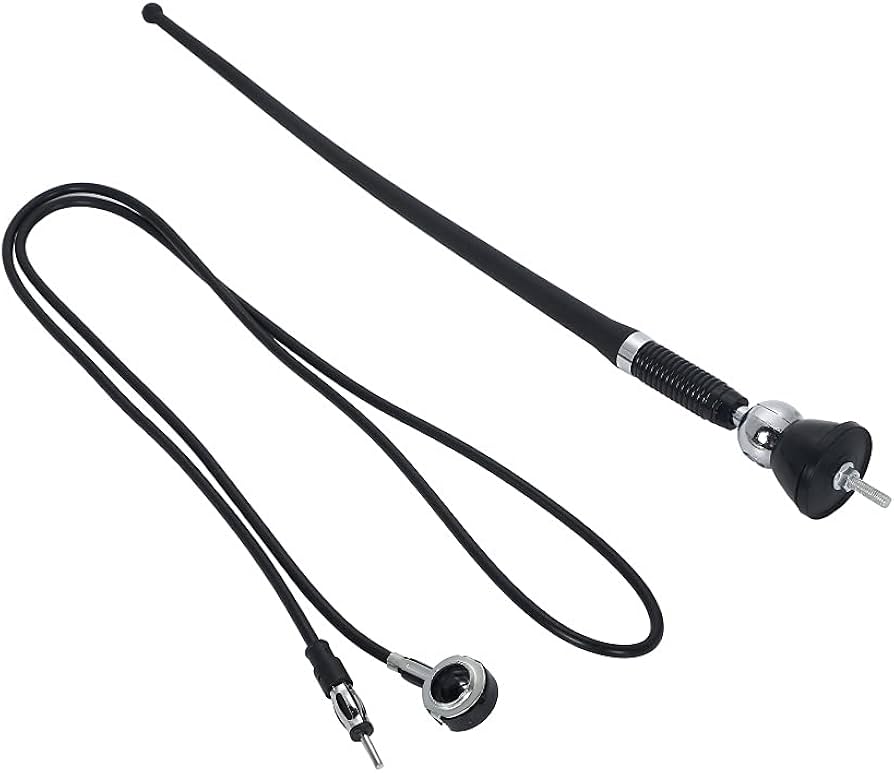 Amazon.co.jp: lala mix 汎用 車両用 36cm アンテナ 1.3m ラジオ