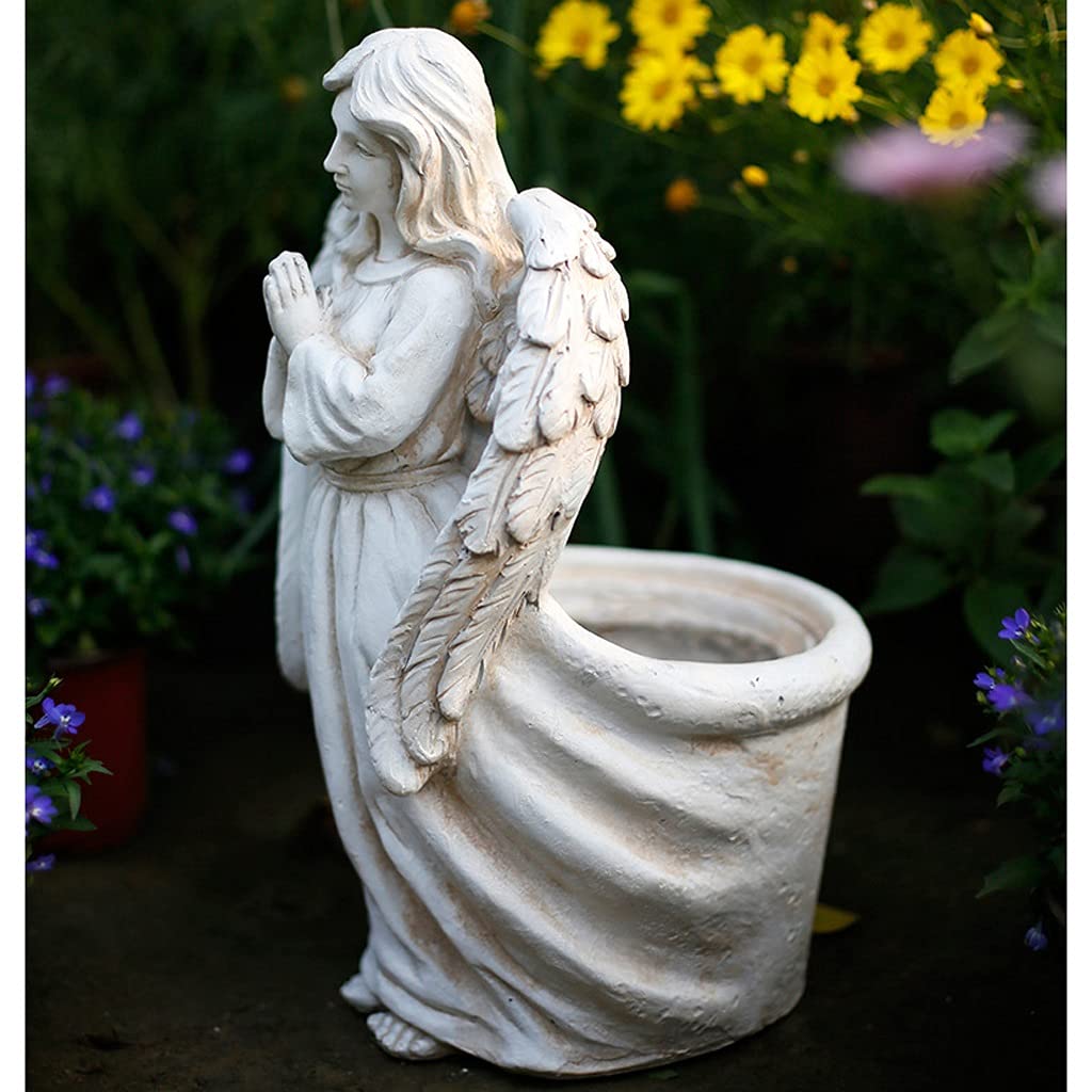 Amazon.co.jp: 像の屋外装飾 庭の小さな天使の装飾の装飾品の