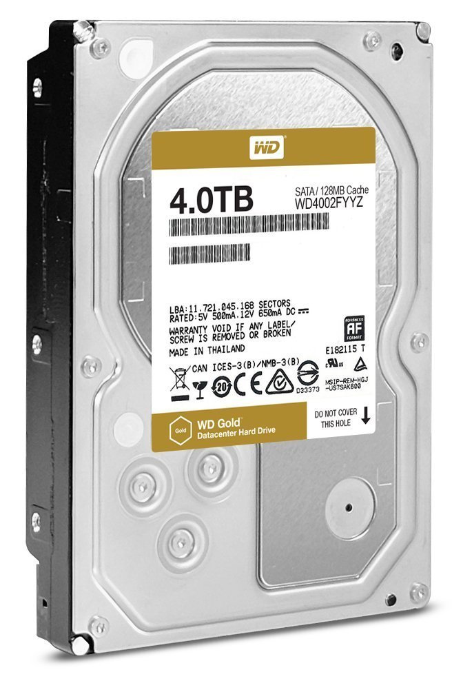Amazon | WD HDD 内蔵ハードディスク 3.5インチ 4TB WD Gold