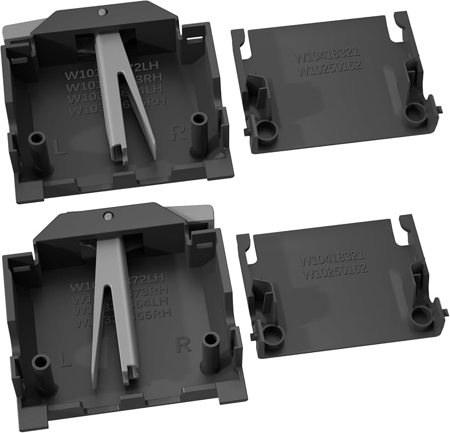 Amazon.com: Upgraded W10195372 W10195373 Dishwasher Dishrack