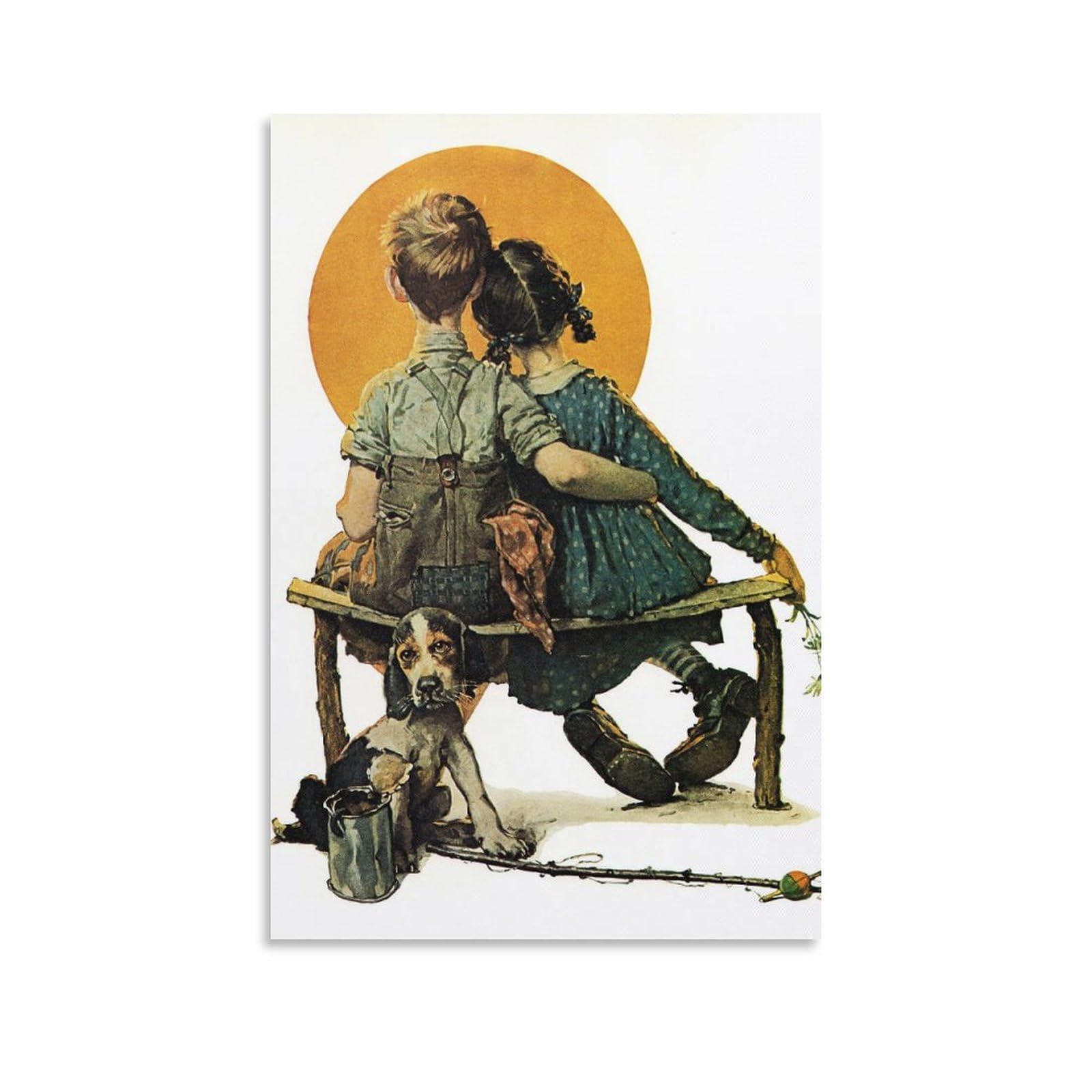 Amazon.co.jp: Norman Rockwellノーマン・ロックウェル《サンセット