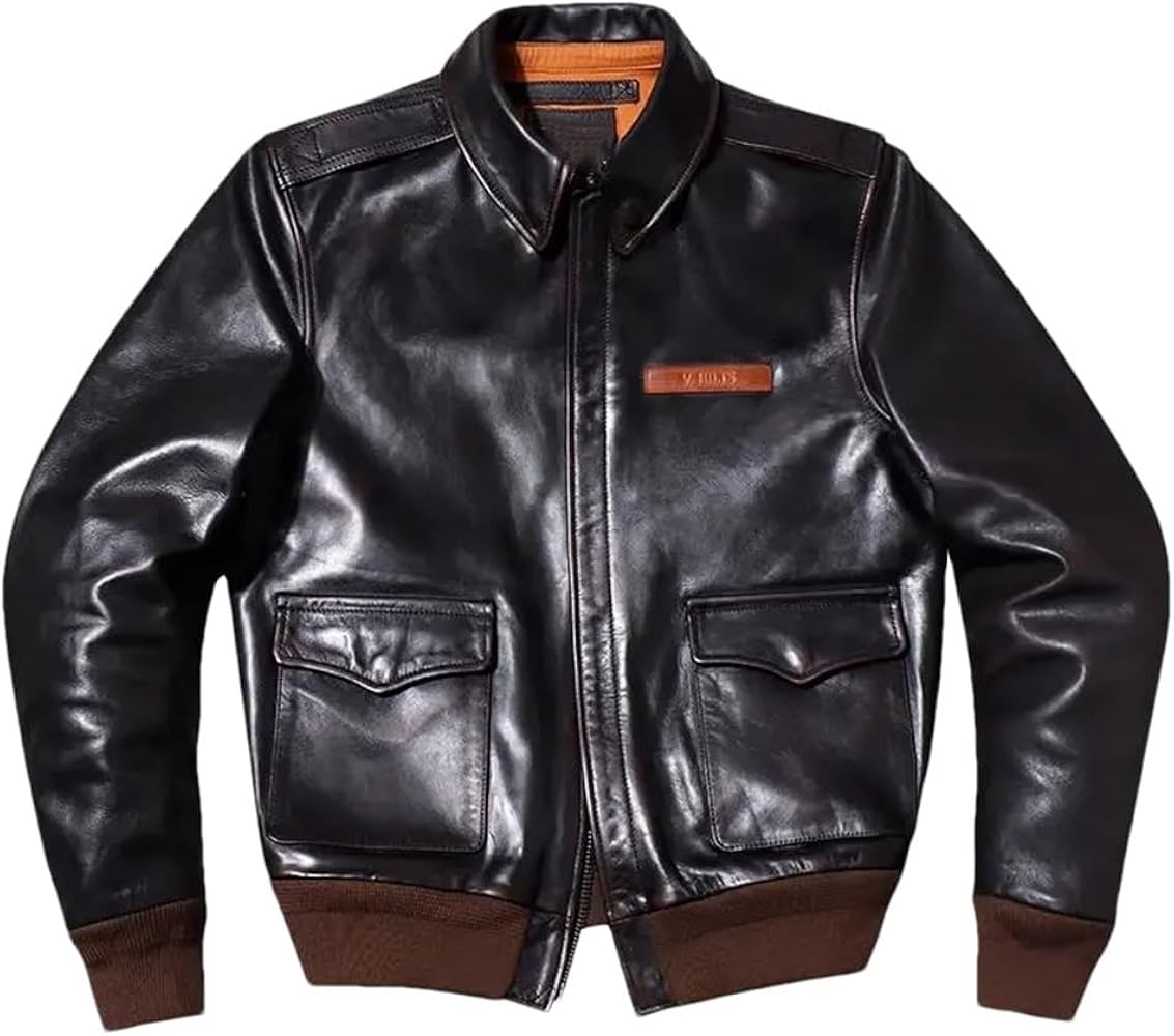 Air Force Leather Jacket Vintage Horsehide Leather A2 Flight