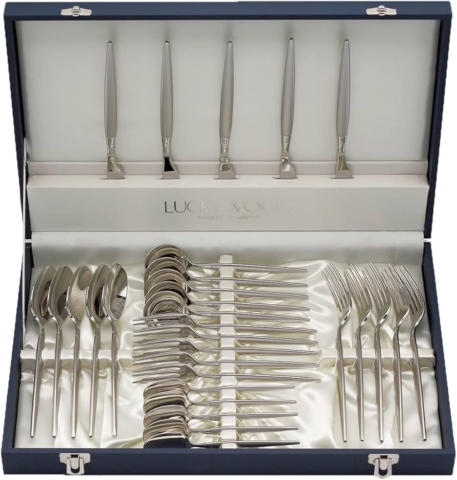 Amazon｜ラッキーウッド カトラリーセット グッドデザイン賞受賞 日本