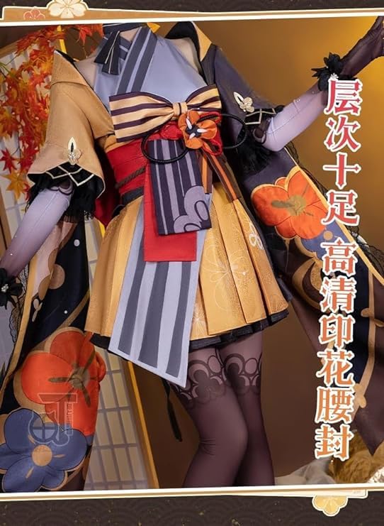 Amazon.co.jp: 原神 千織 ちおり コスプレ衣装(ウィッグ 靴別売り