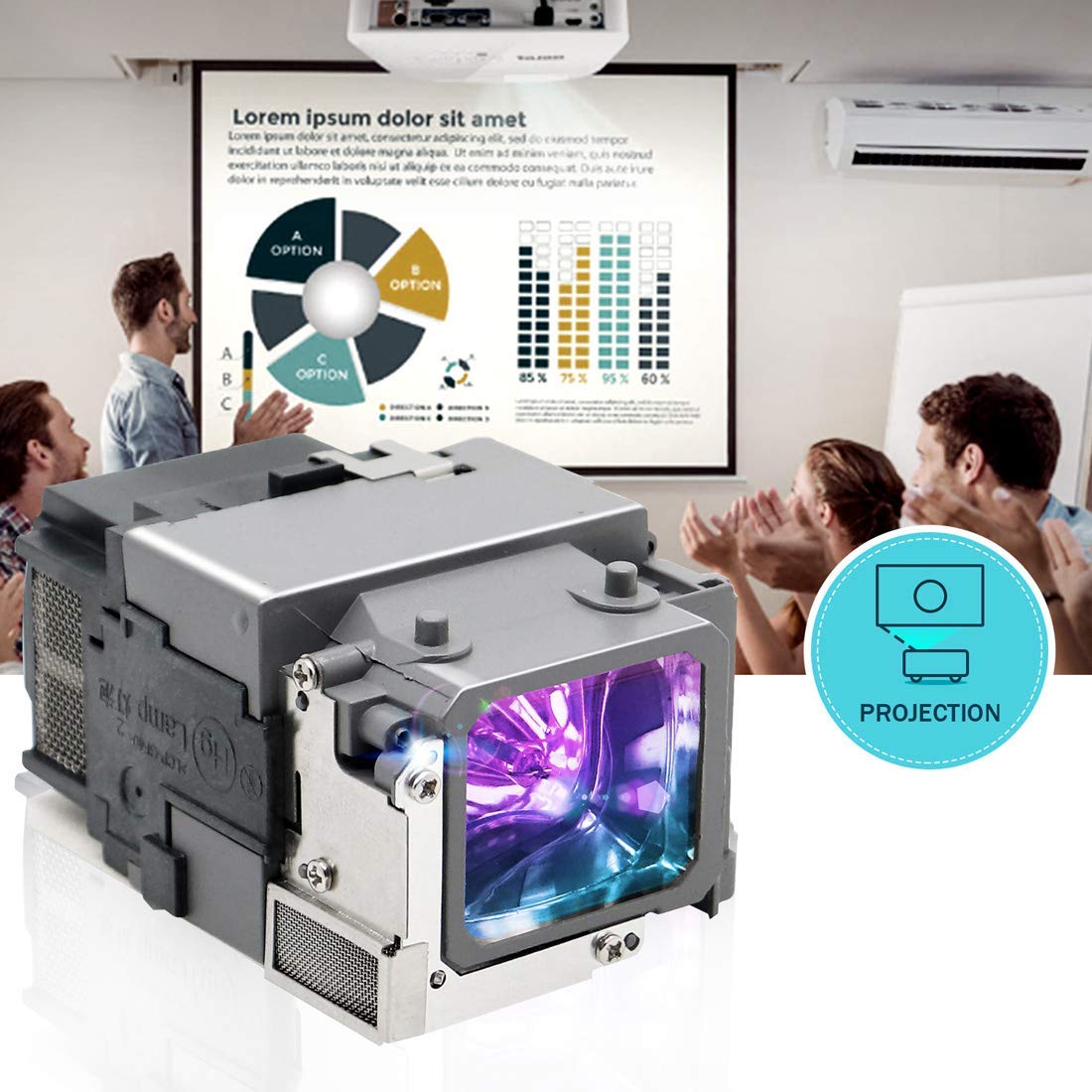 Amazon.co.jp: EachLight プロジェクター 交換用ランプ ELPLP94 EPSON