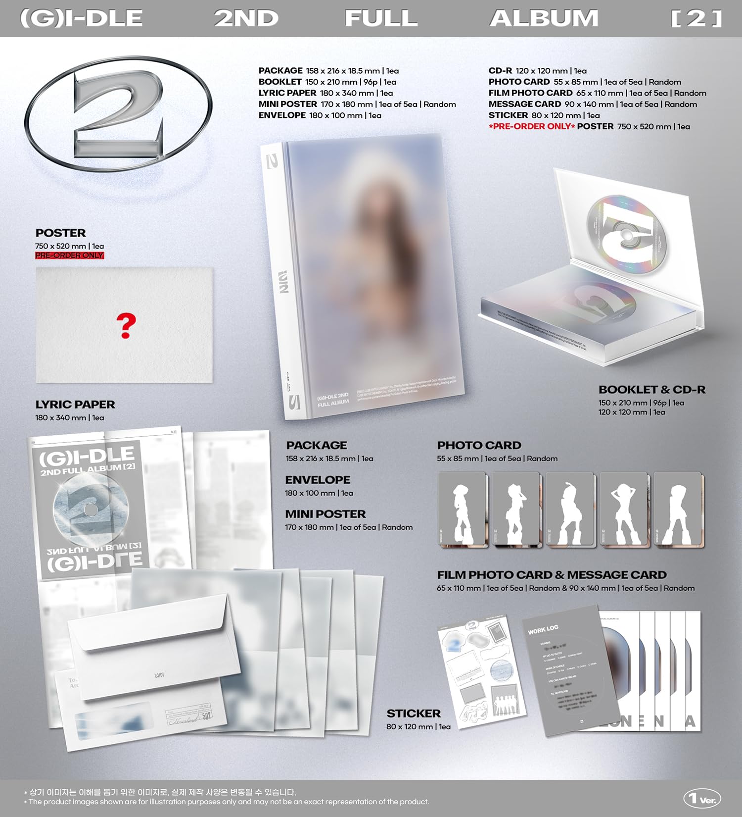 Amazon.co.jp: ジー・アイドゥル (G)I-DLE - 2nd Full Album [2] CD+