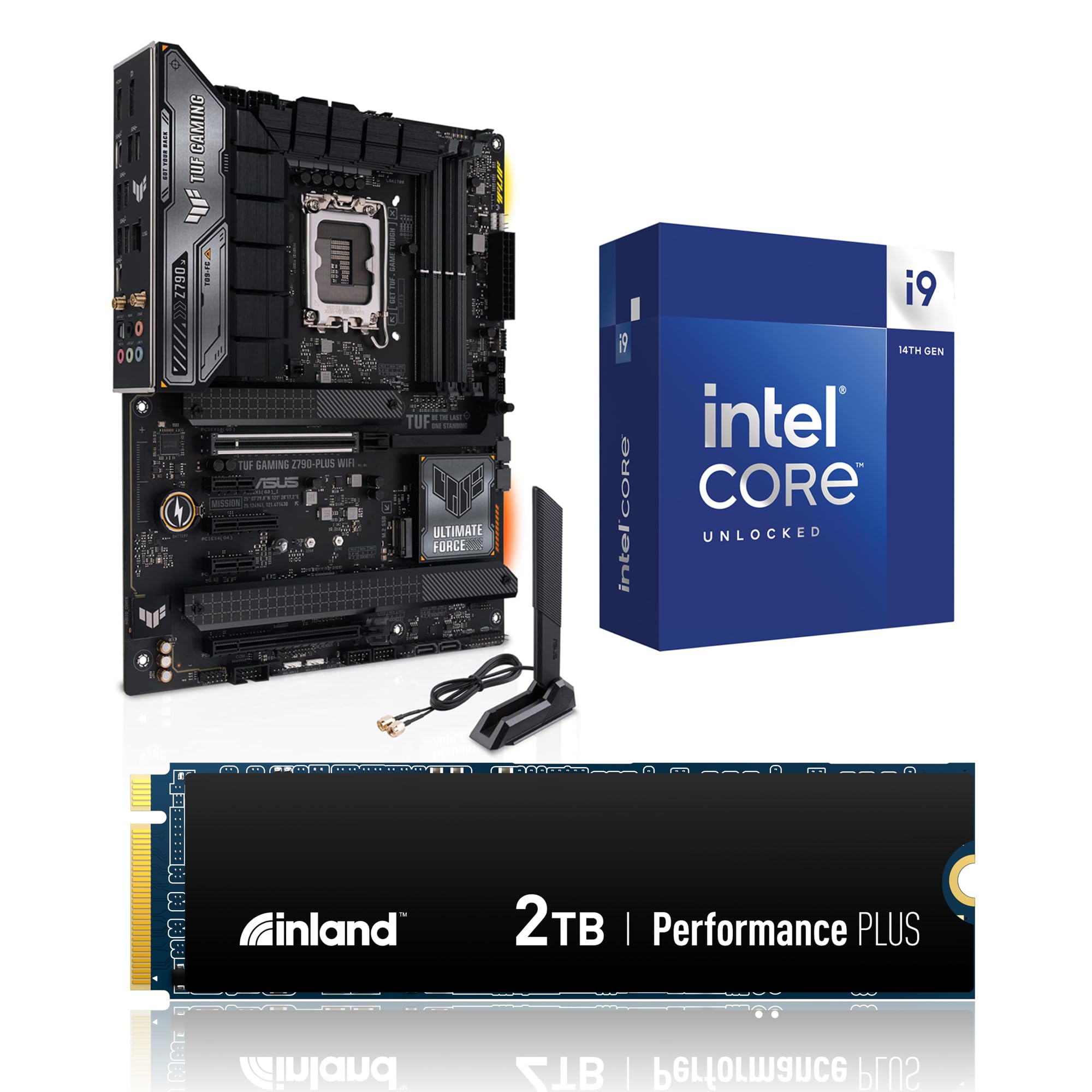 Amazon.com: INLAND 3-in-1 Combo: Intel Core i9-14900K CPU+ASUS Tuf