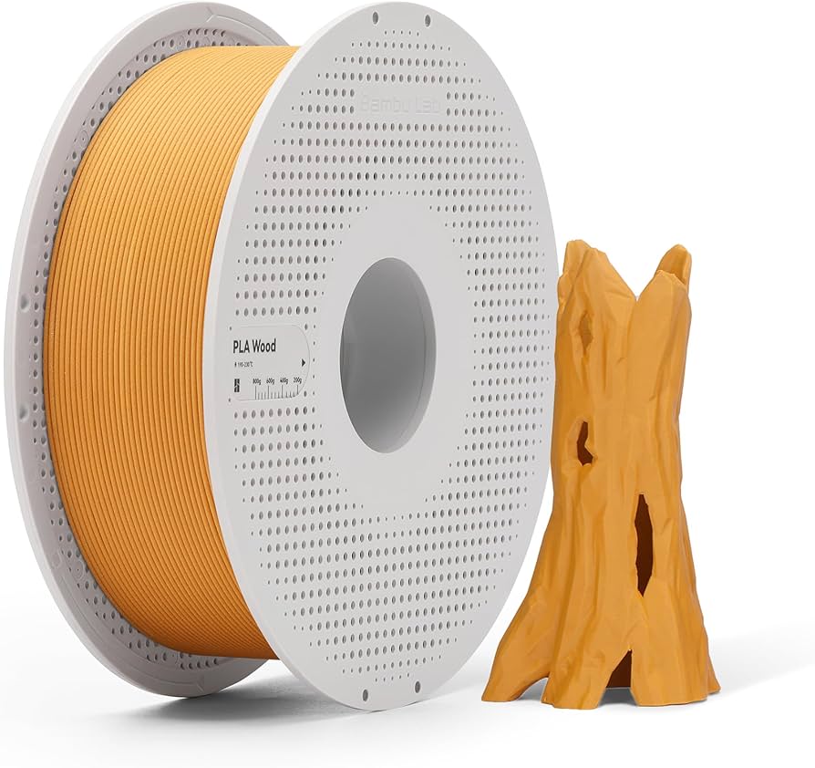 Amazon.co.jp: Bambu Lab PLA ウッド 3Dプリンターフィラメント、1.75