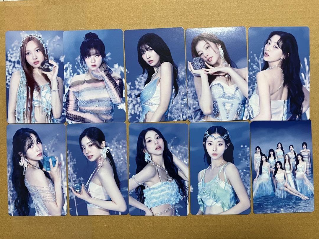 Amazon.co.jp: TWICE『DIVE』通常盤封入トレカ 全10種コンプセット