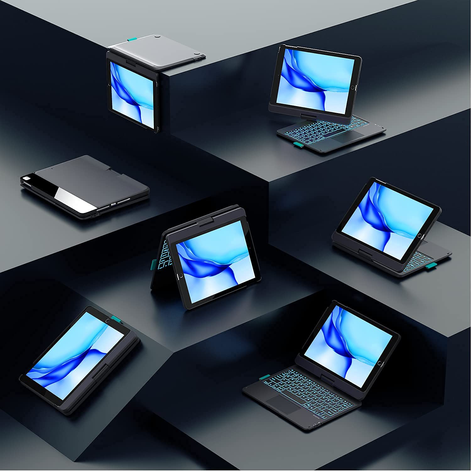 Amazon.co.jp: タッチパッド キーボードケース iPad 第8世代/第7世代