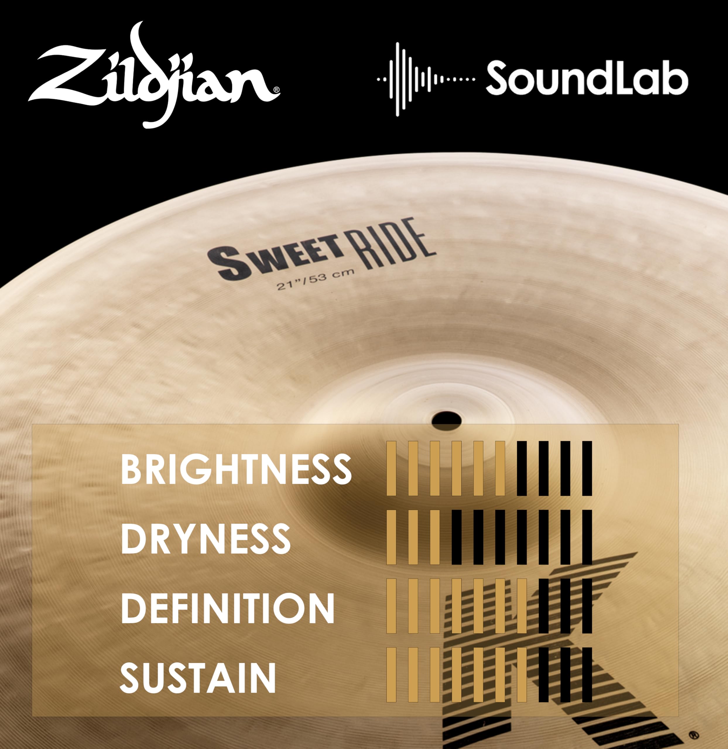 Amazon.com: Avedis Zildjian Company K Sweet Ride Cymbal - 21