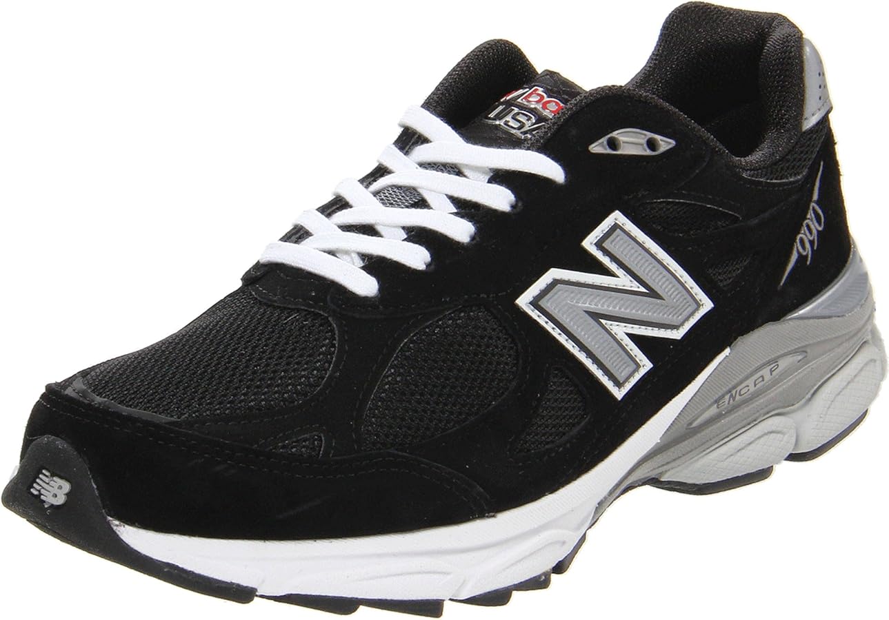 Amazon | New Balance レディース Made in Us 990 V3, ブラック, 22.5