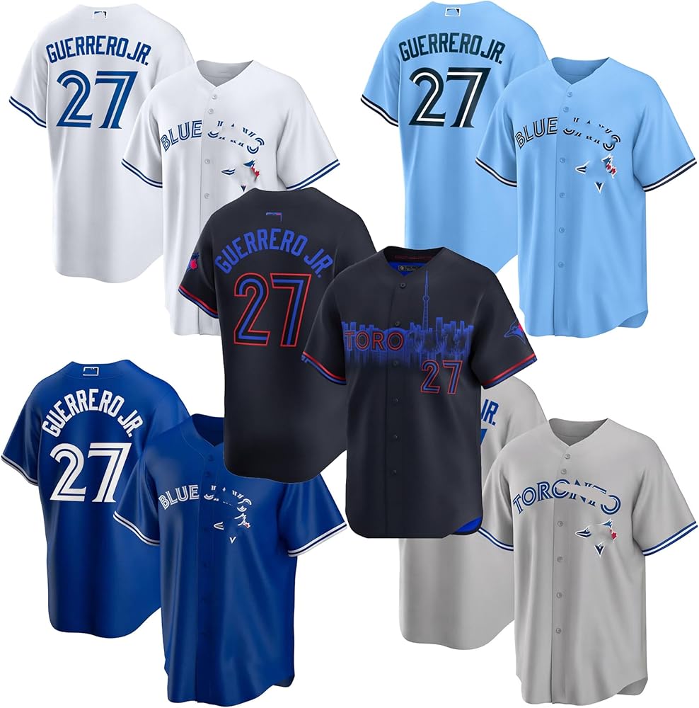 Amazon.co.jp: [Viiipcos] トロント・ブルージェイズ 野球ユニフォーム