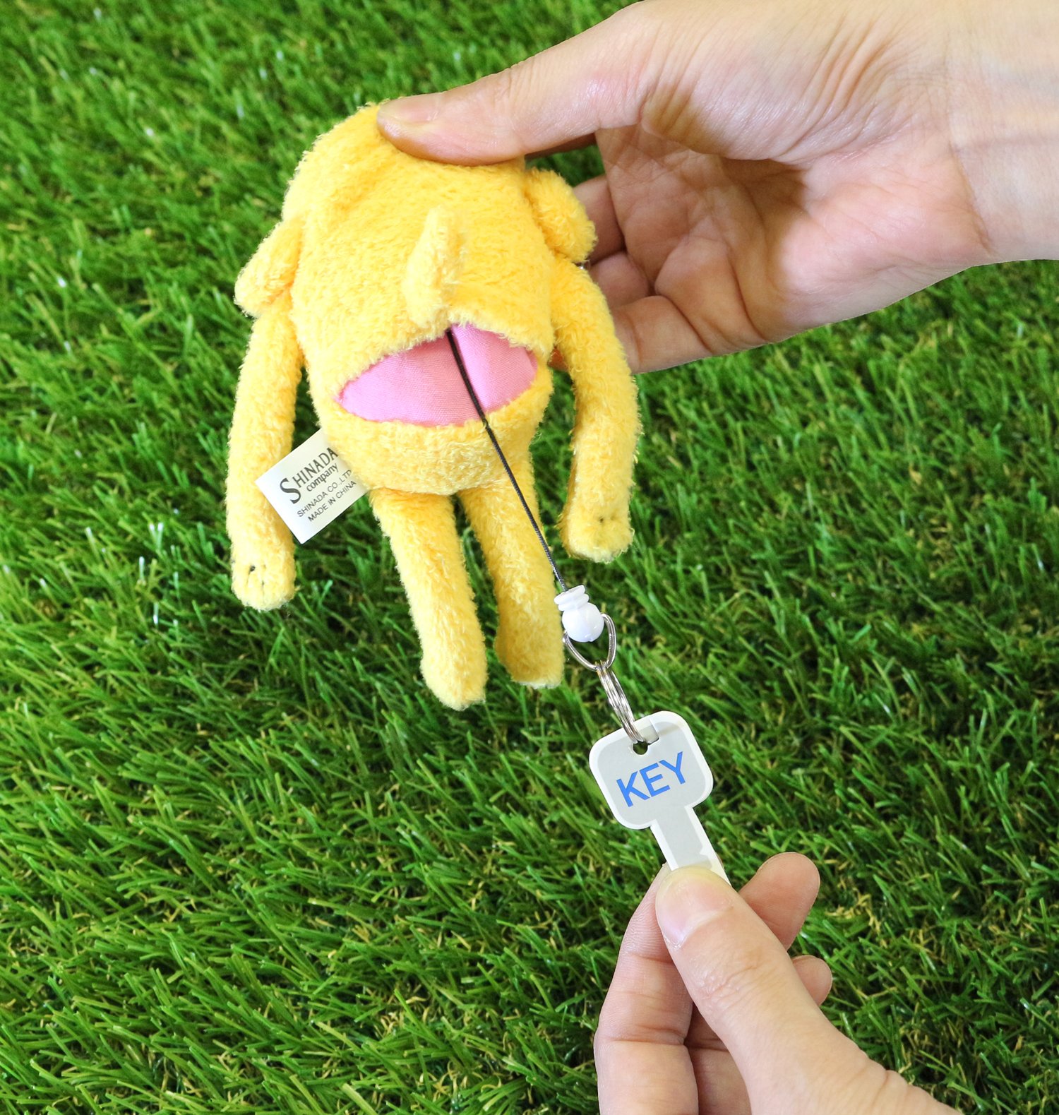 Amazon.co.jp: シナダ アドベンチャータイム ぬいぐるみリールキー