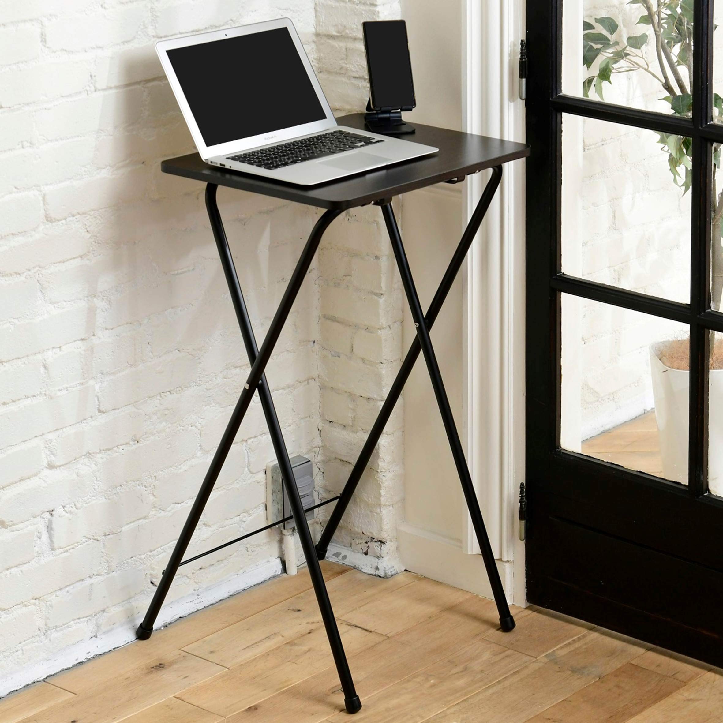 Amazon.co.jp: 山善(YAMAZEN) 折りたたみテーブル (スタンディング