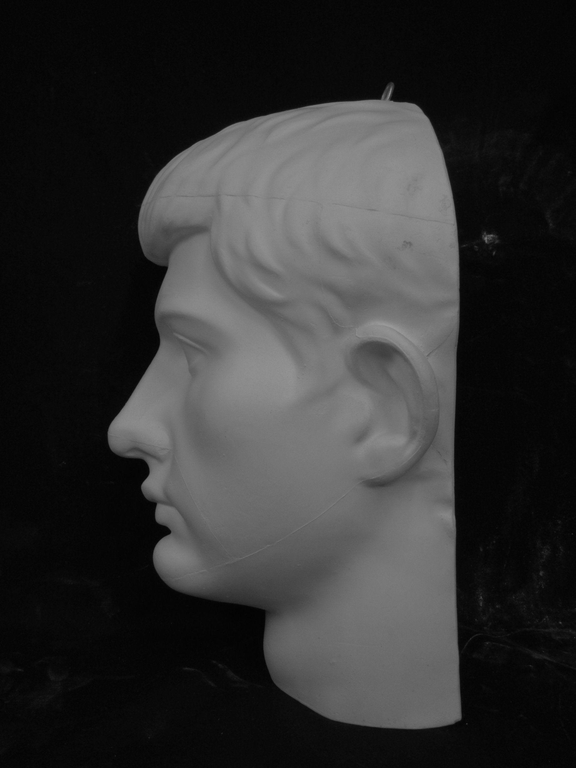 Amazon.co.jp: 石膏像 M－428 青年ブルータス半面 H．32cm