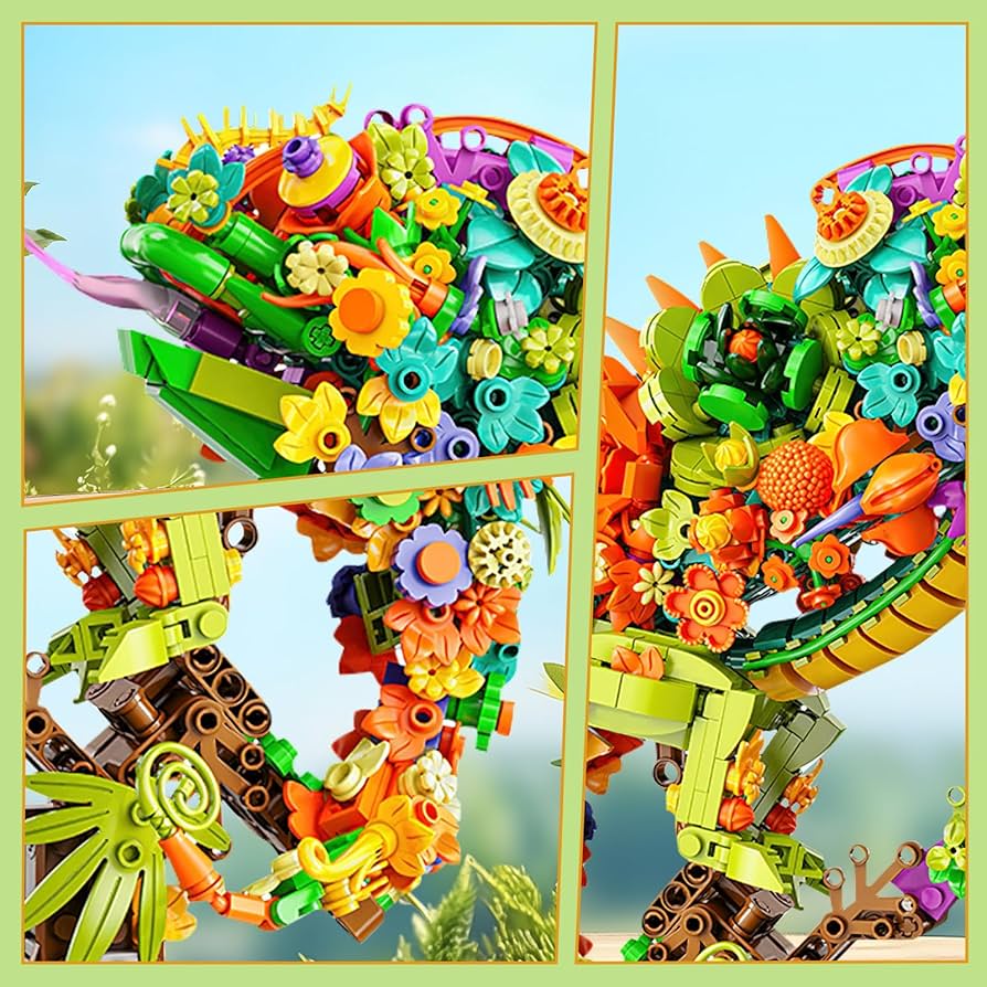 Amazon.co.jp: カメレオンビルディングブロックセット 大人用 レゴカメ