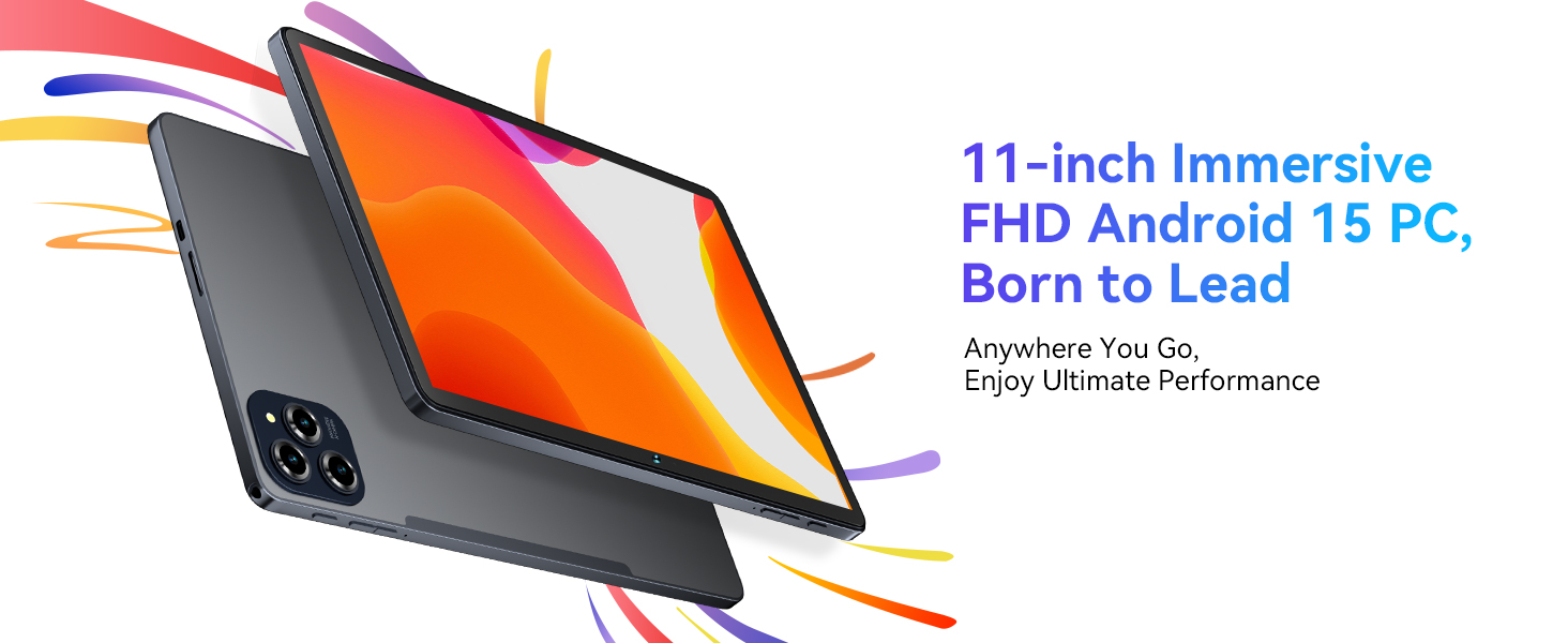 Watch TABWEE Android 15 Tablet W90 with 11 Inch FHD Display on