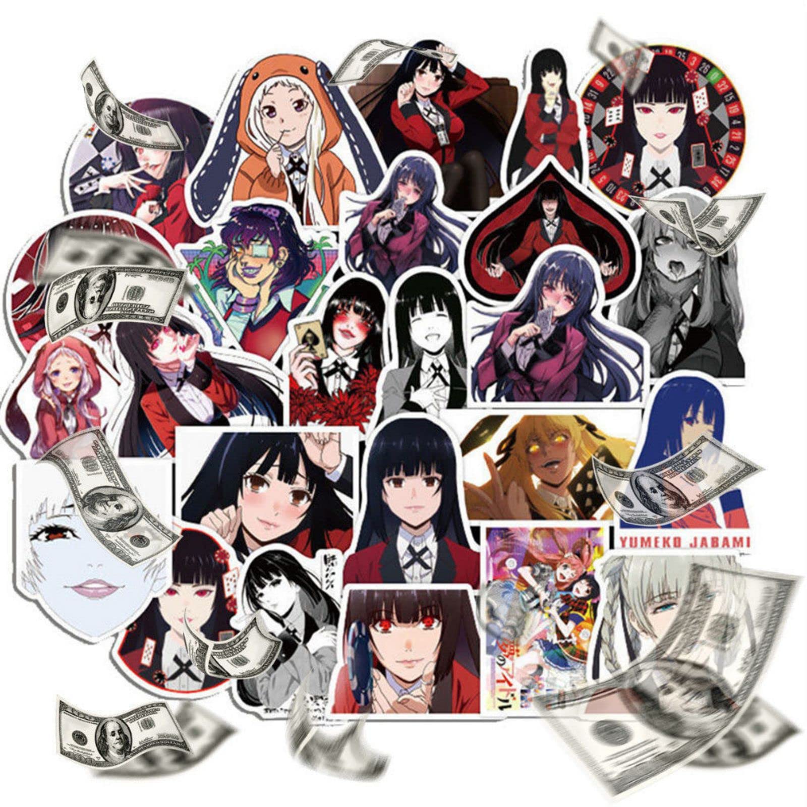 Amazon.co.jp: XOL 賭ケグルイ シール ステッカーセット 50枚入り 蛇喰