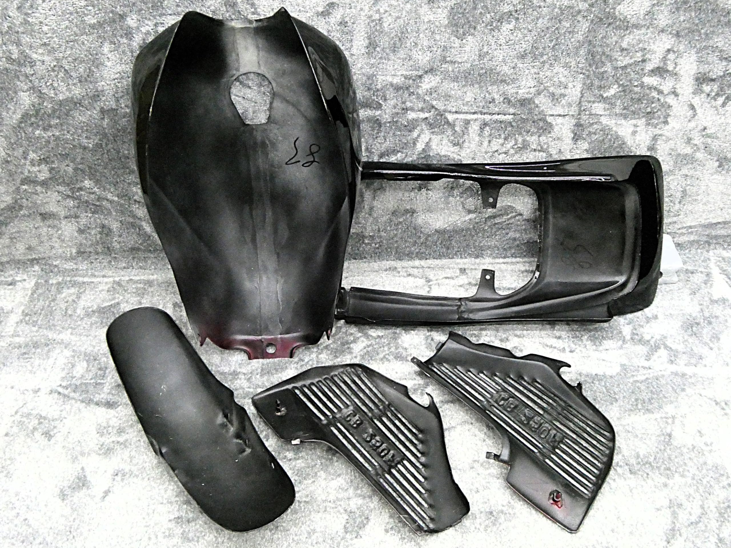 Amazon | ジェイド250 外装 カバー セット 黒赤CBX / MC23 ABS