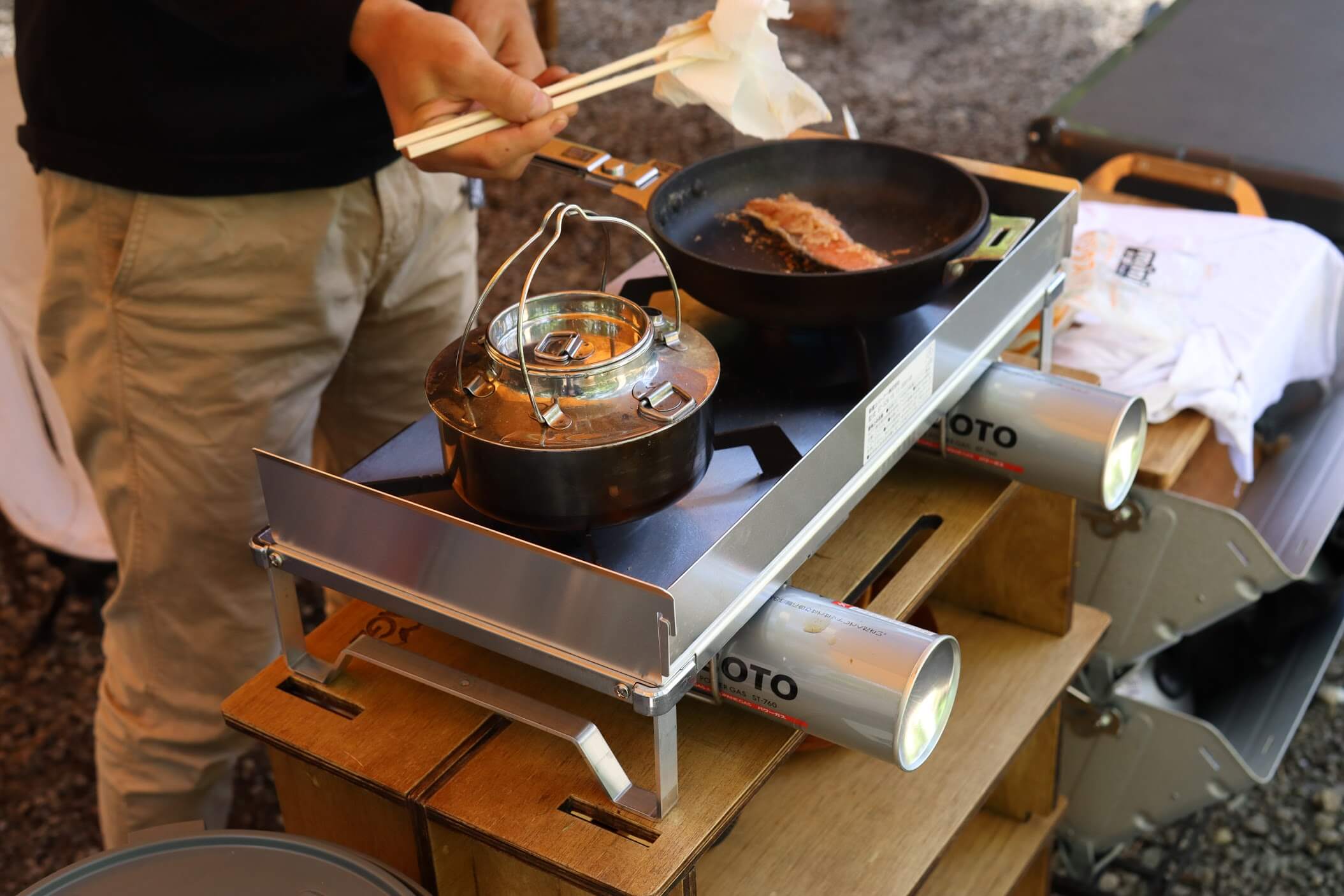 SOTO レギュレーター2バーナー GRID ST-526 レビュー。シンプル