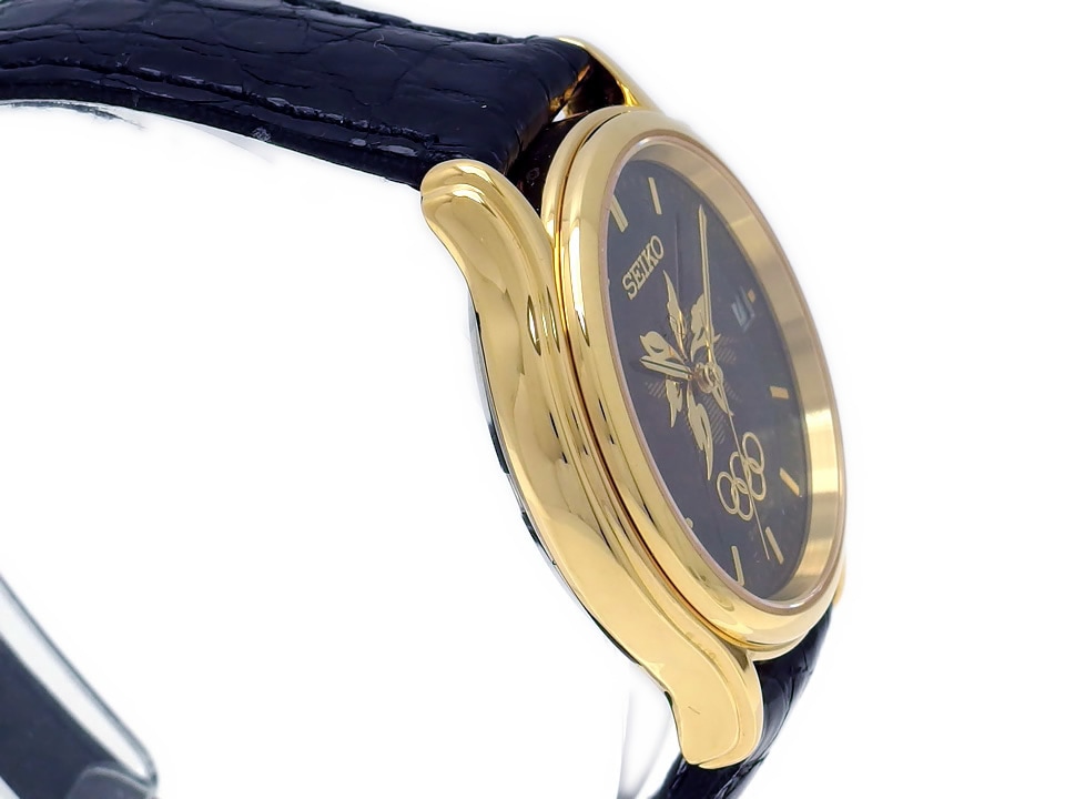 セイコー 長野オリンピック記念 5M42-0F60 漆モデル キネティック 1998