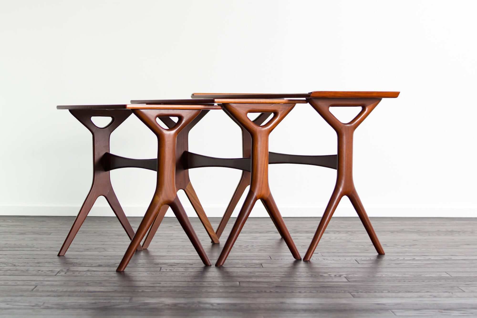 ネストテーブル 北欧デザイナーズヴィンテージ家具の通販