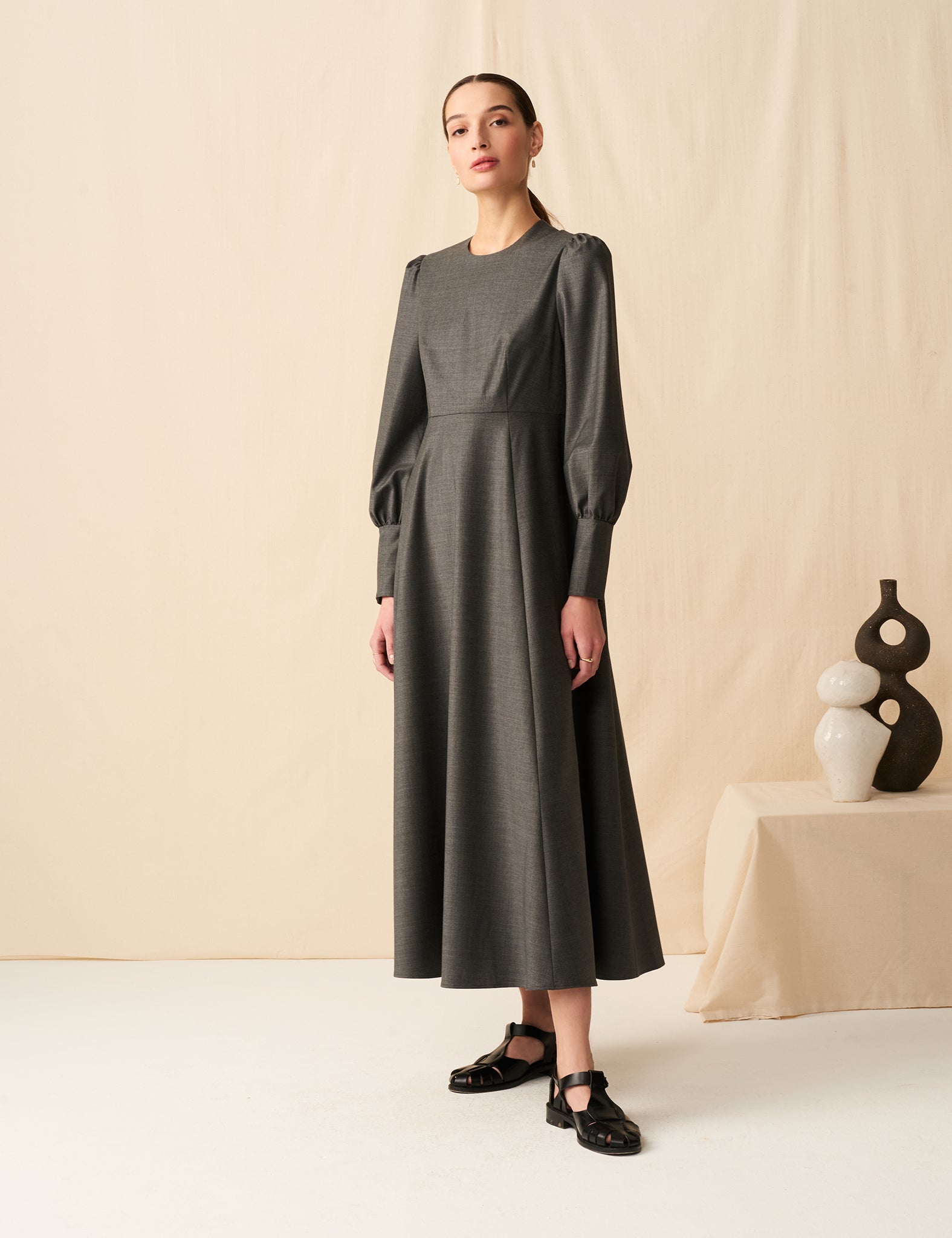 MARIHA(マリハ) ボヤージュのドレス Charcoal シティードレス