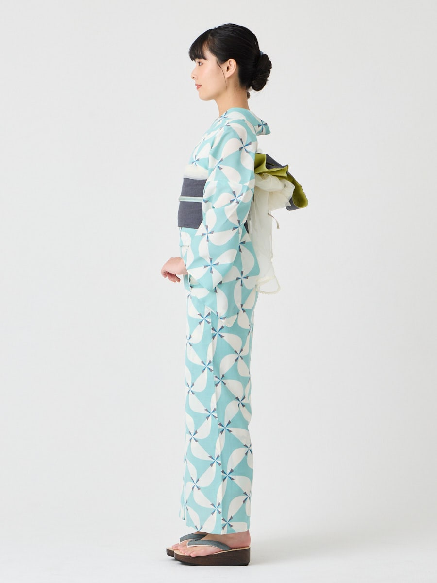 浴衣単品「 風車 」(FREE サックス): ふりふ ｜ミマツグループ