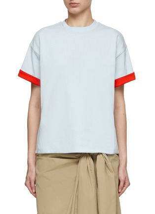 BOTTEGA VENETA | Double Layer Colour Contrast T-shirt | Women
