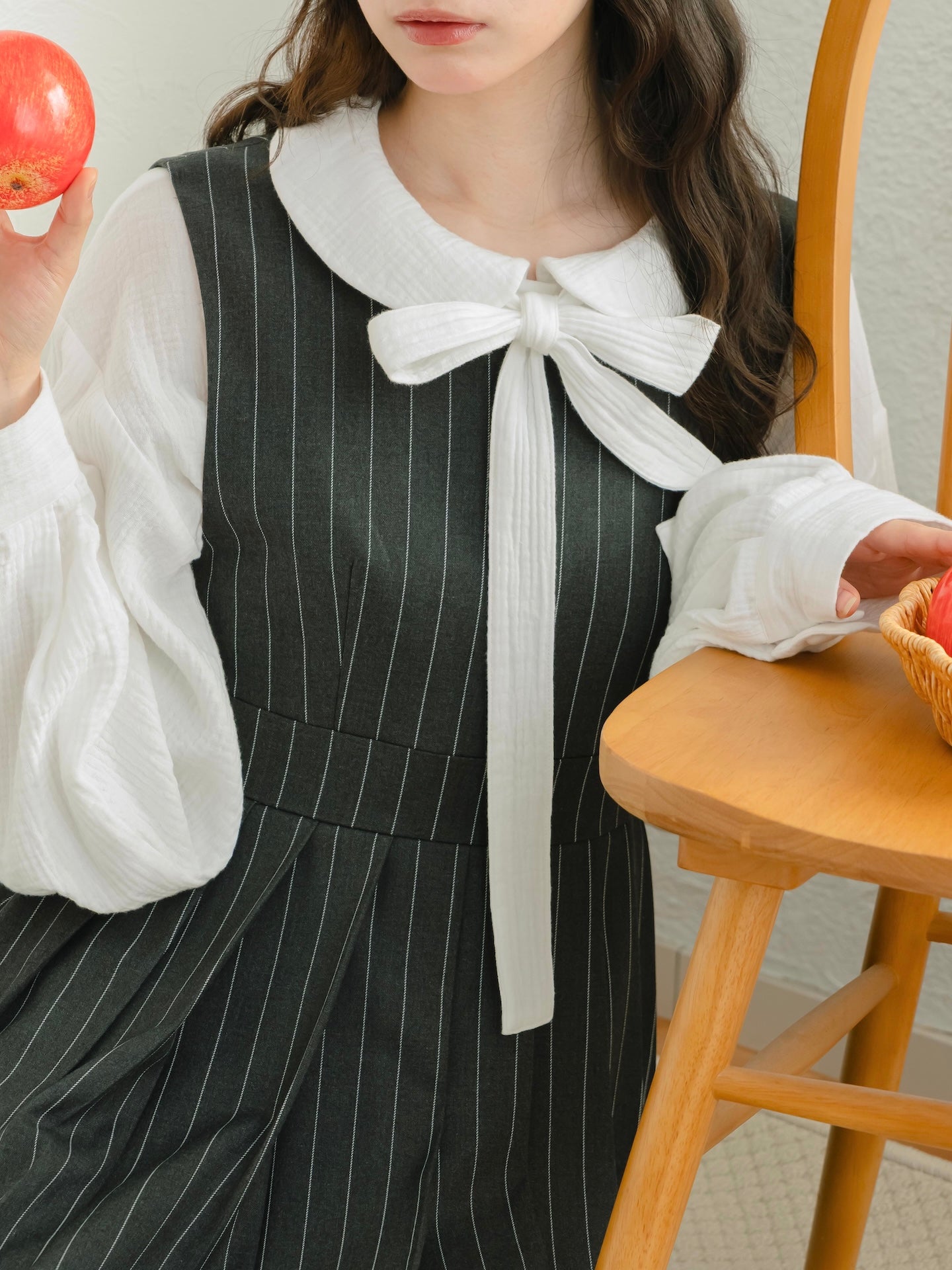 ストライプジャンパースカート – mero boutique 2018