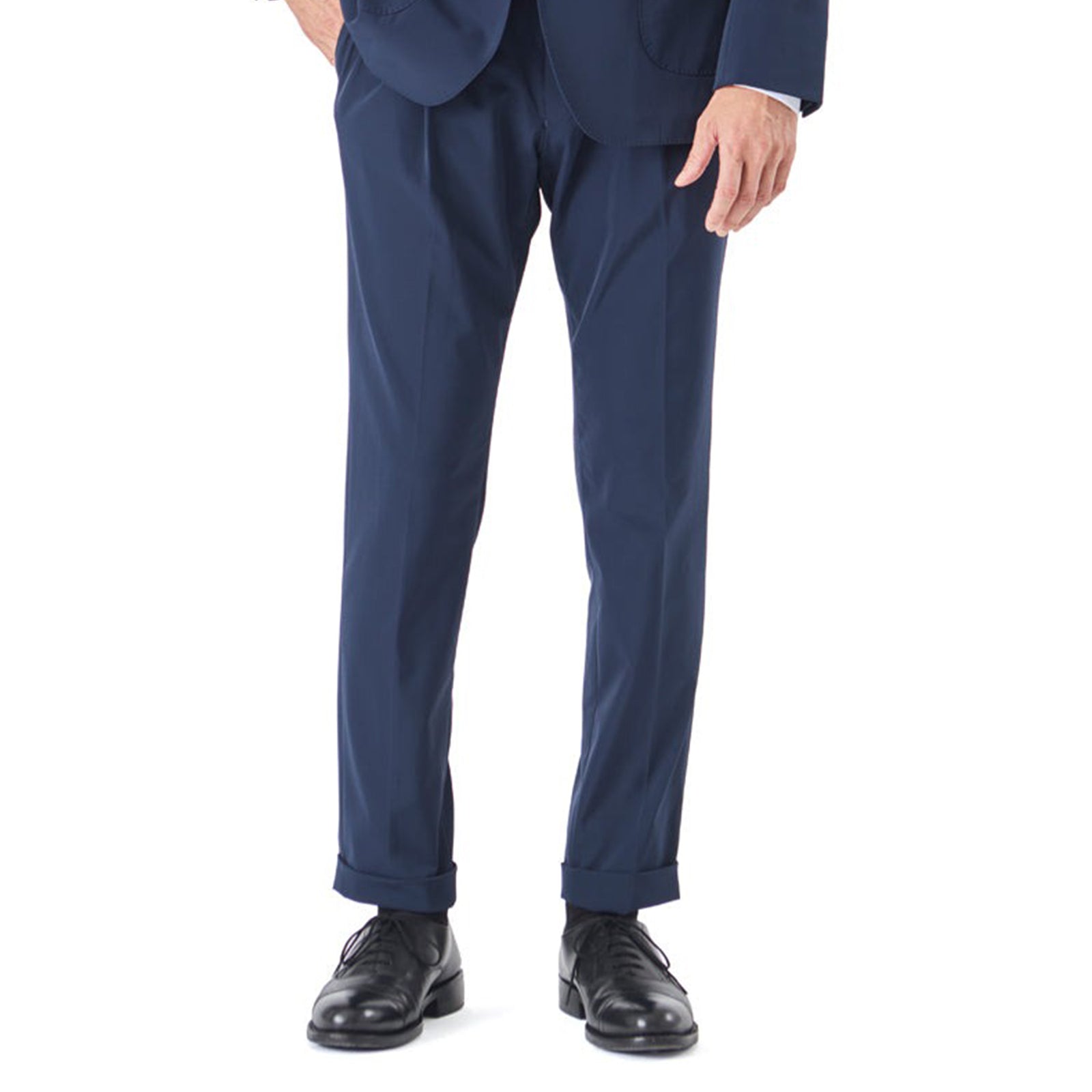 K-3B EXECUTIVE】179_X（布帛） RICH NYLON JAPAN MADE ドレスパンツ