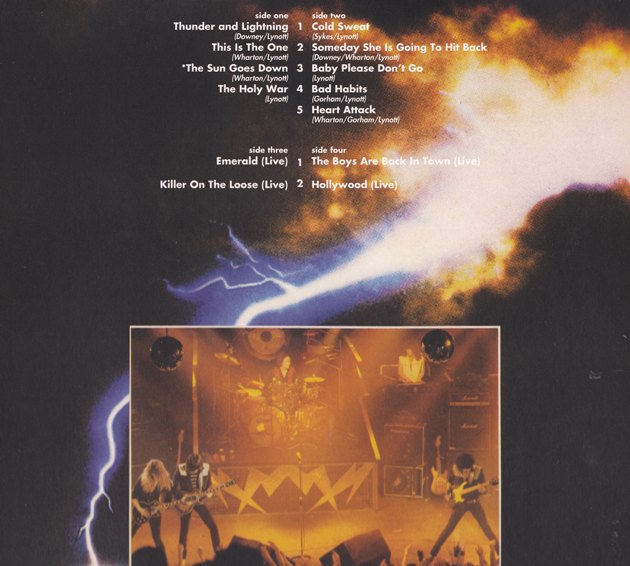 REVIEW: Thin Lizzy – Thunder and Lightning (180 gram vinyl with