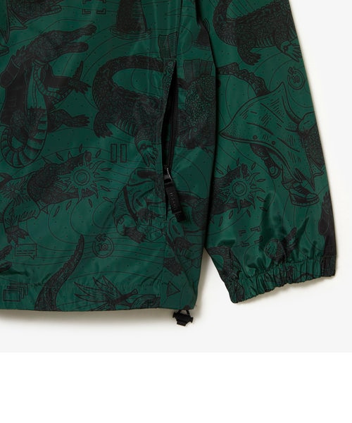 Lacoste x Netflix』 総柄ジップアップジャケット｜ラコステの通販
