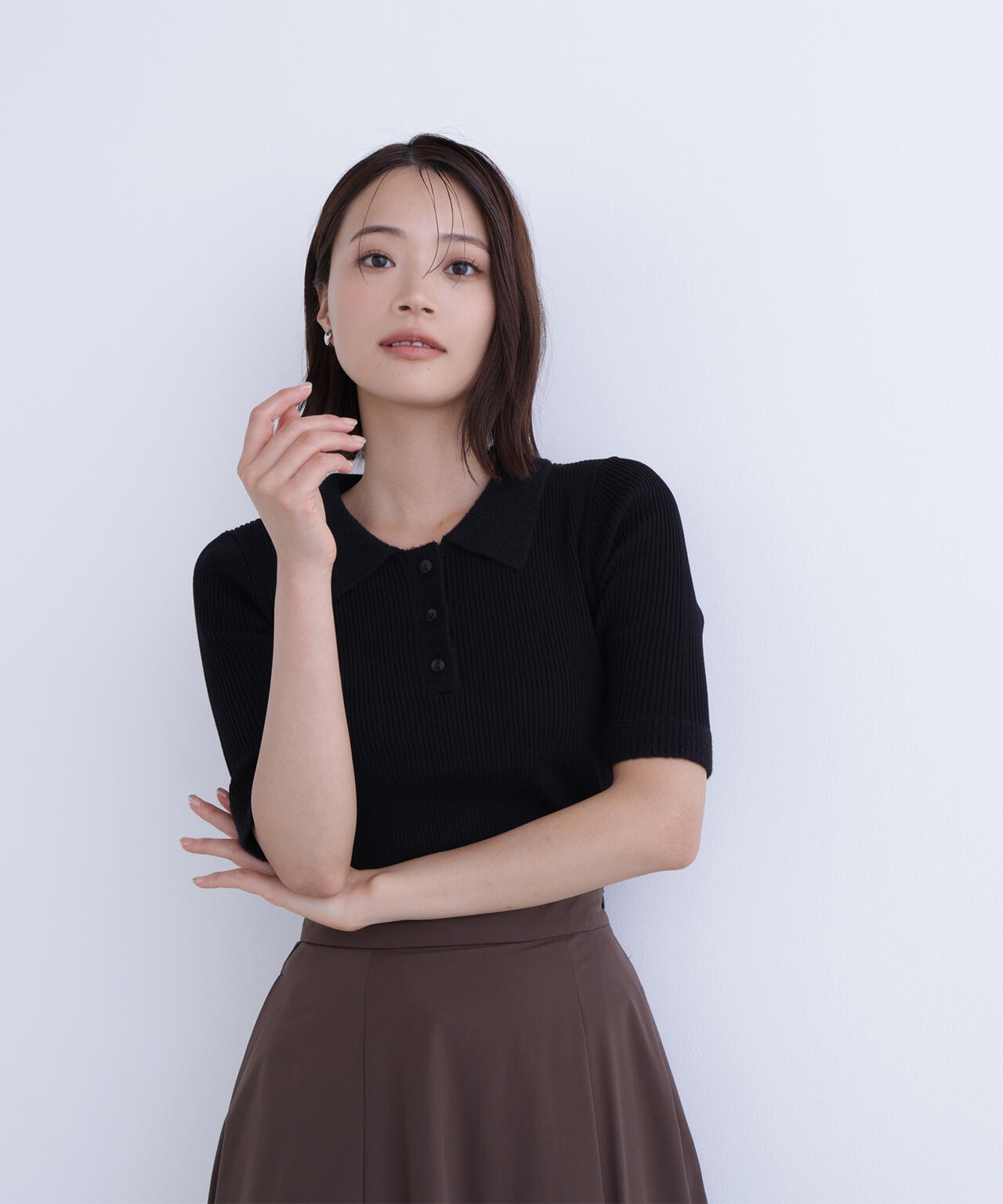 シャギートリムポロニット | NATURAL BEAUTY BASIC（ナチュラル