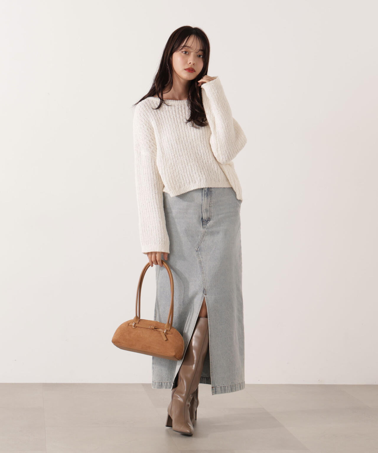 デニムナロースカート | PROPORTION BODY DRESSING（プロポーション