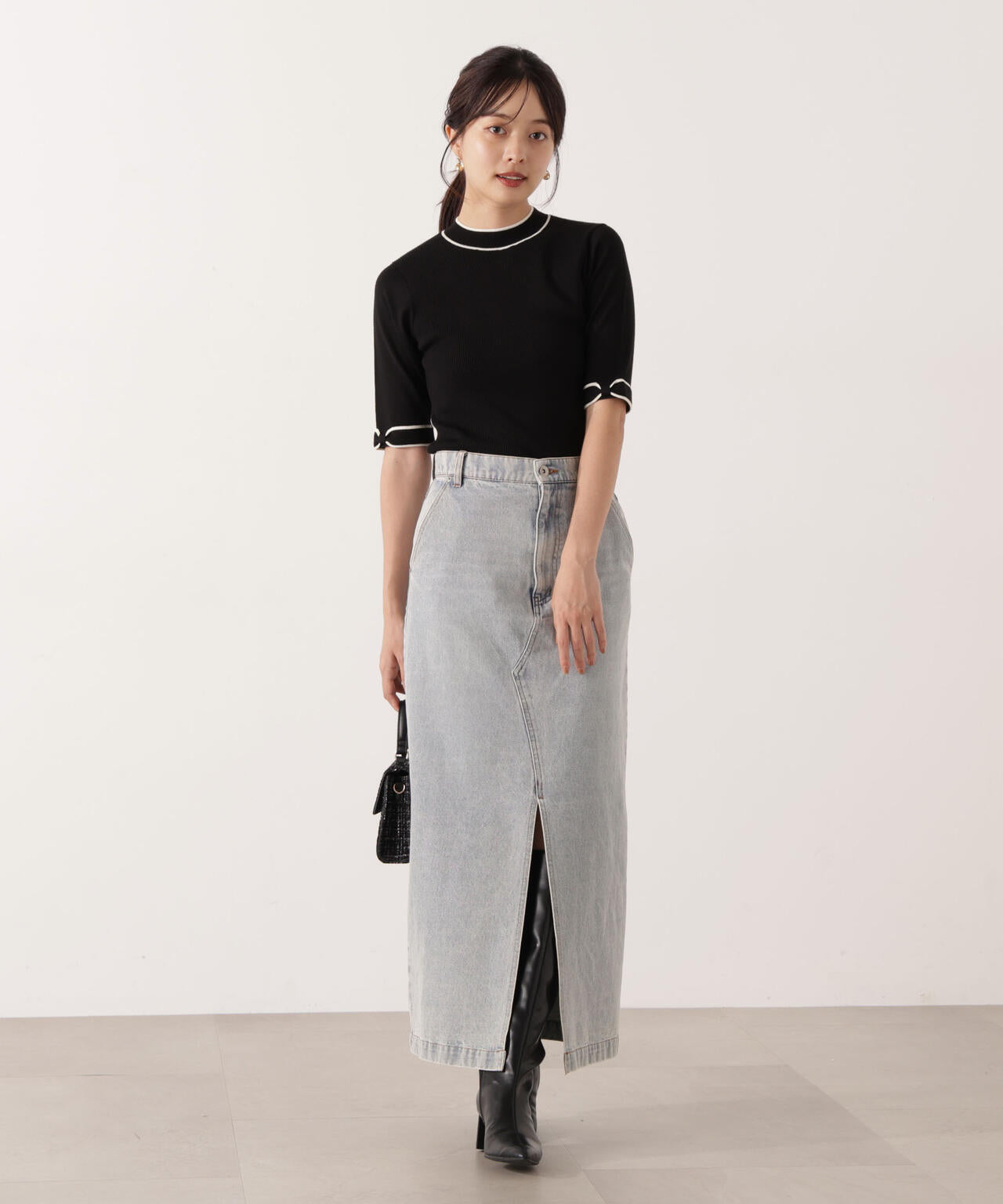 デニムナロースカート | PROPORTION BODY DRESSING（プロポーション