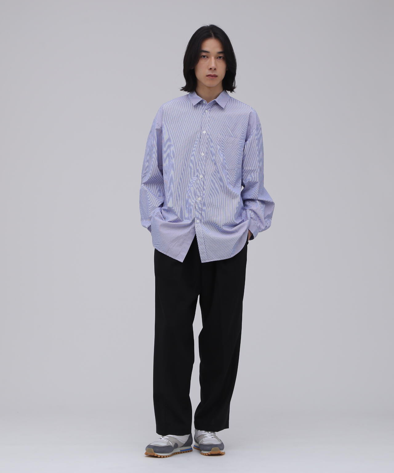 ATON / GIZA BROAD WASHED SHIRT | THE LIBRARY（ザ ライブラリー