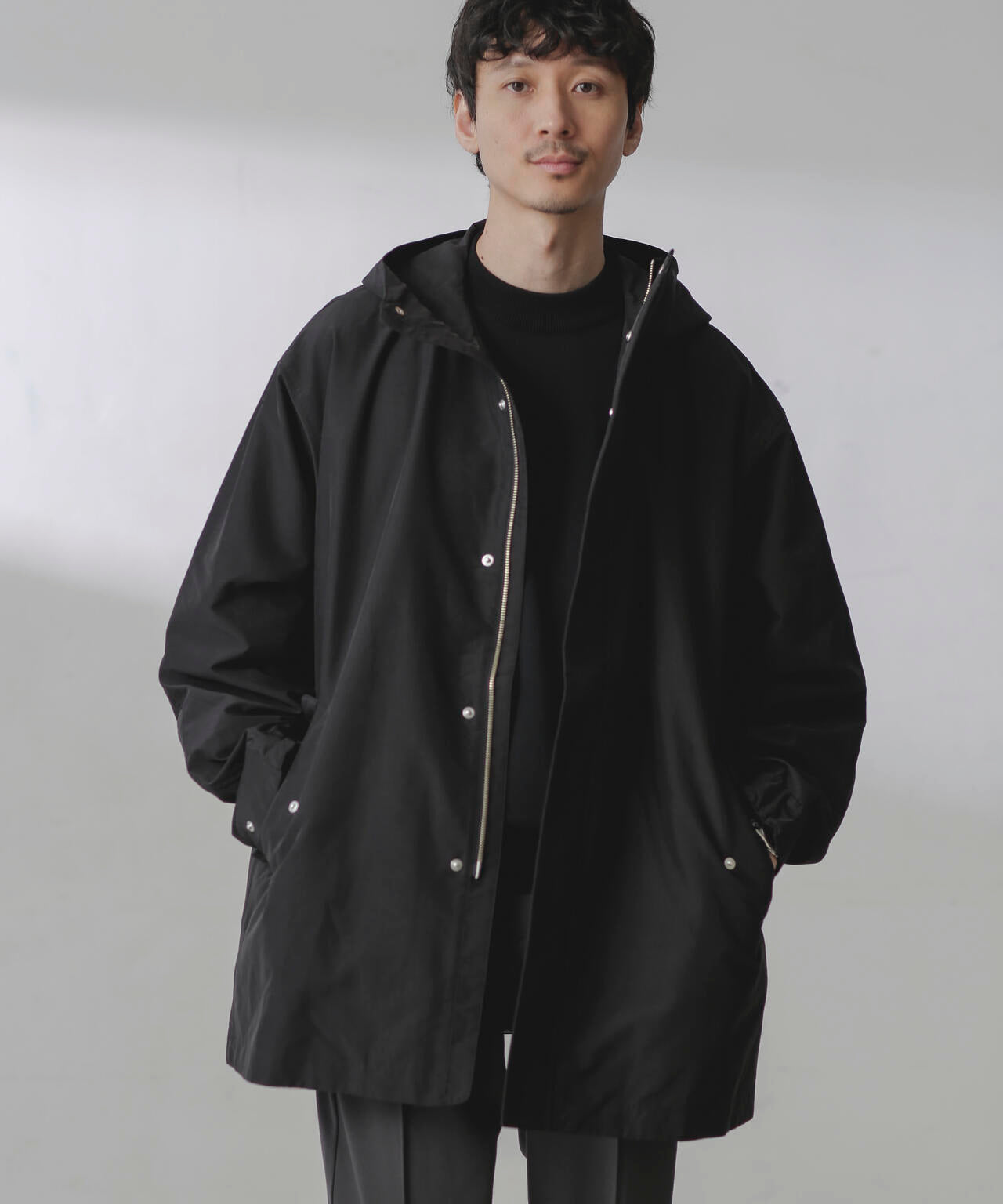 スプリットヤーンタフタショートモッズコート | NANO universe（ナノ