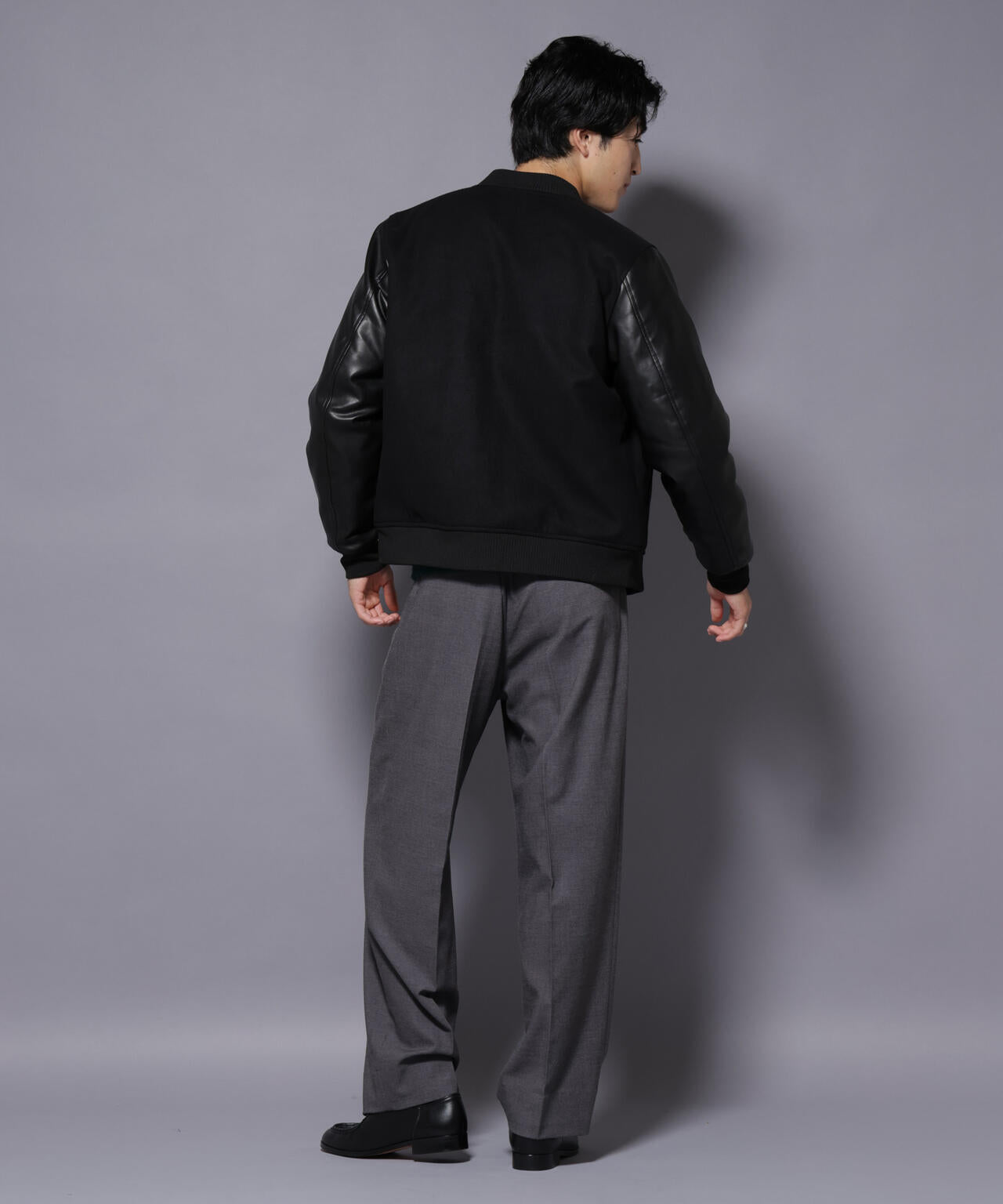 フェイクレザースタジャン | NANO universe（ナノ・ユニバース