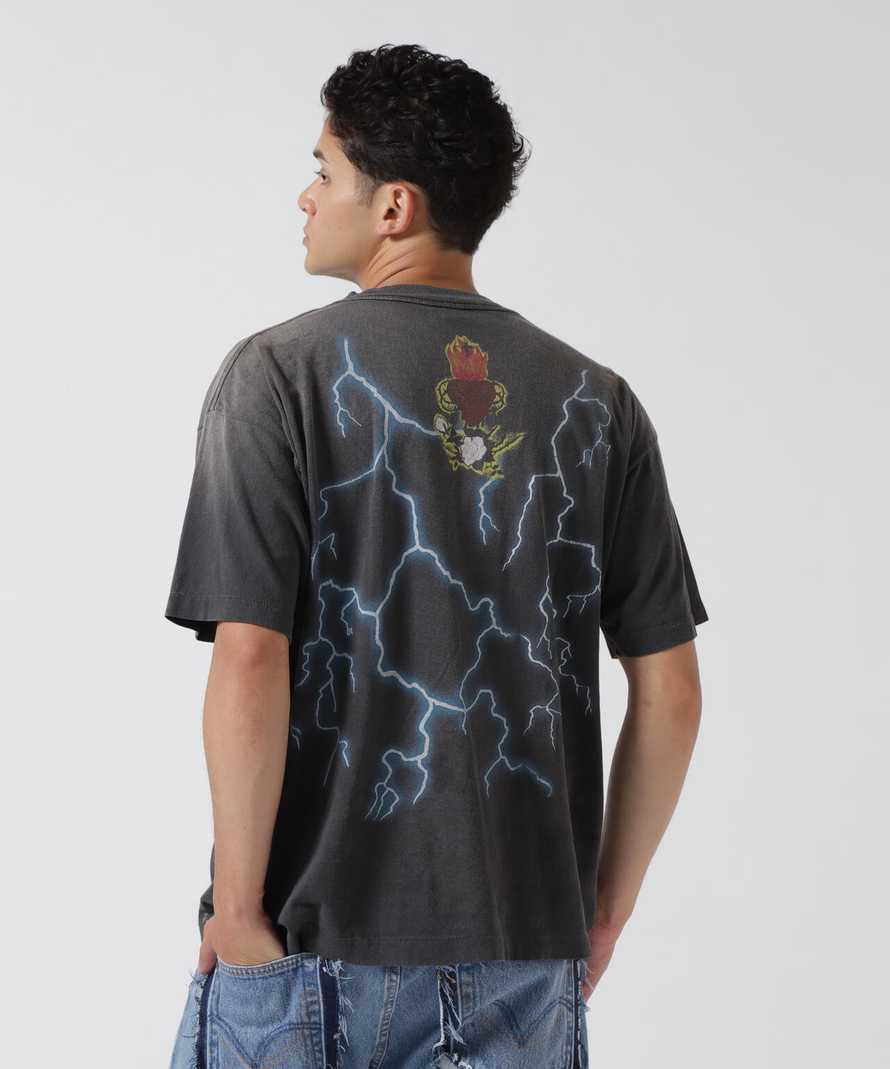 SAINT MICHAEL/セントマイケル/SS TEE MARIA BLACK | ROYAL FLASH