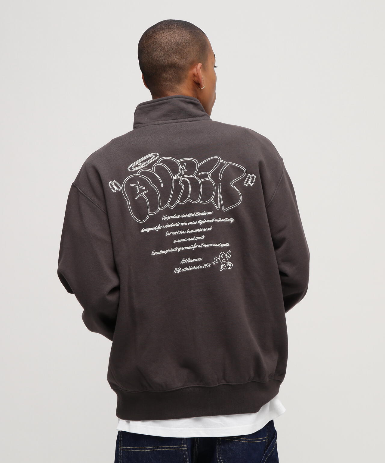 直営店限定》GRAFFITI HALF ZIP SWEAT | AVIREX（アヴィレックス