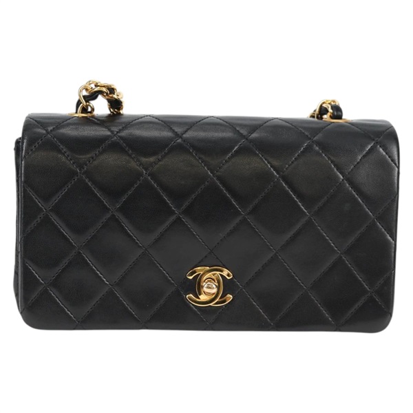 CHANEL ミニ マトラッセ フルフラップ18 1990年 ショルダーバッグ