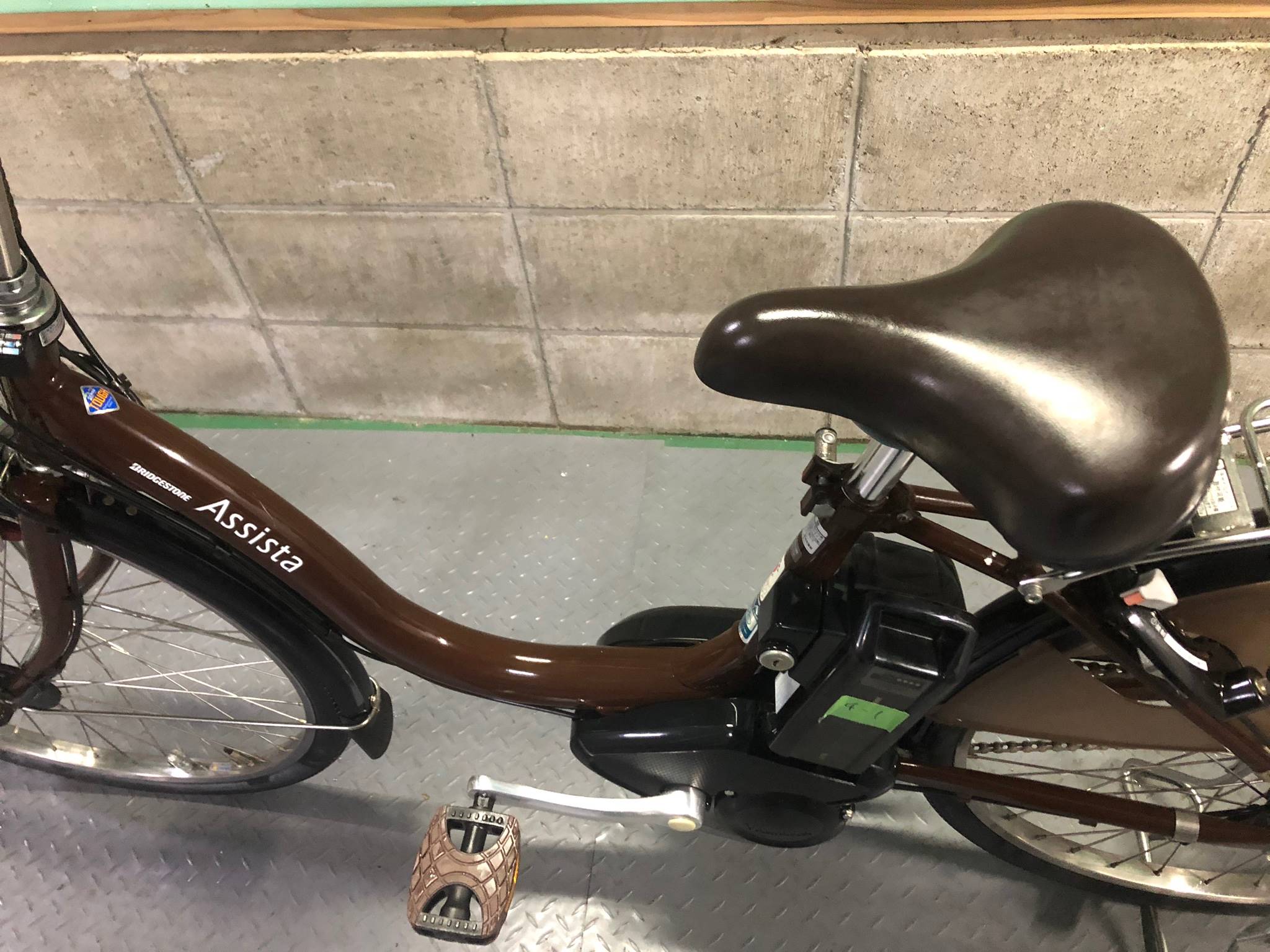 SOLD OUT】電動自転車 ブリヂストン アシスタ ブラウン 26インチ 大