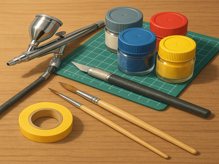プラモデルの塗装に必要な塗料と道具【初心者編】 | モデラー50